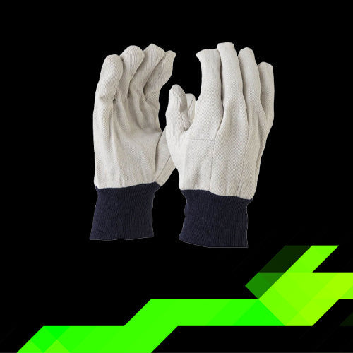Leather & Cotton Gloves