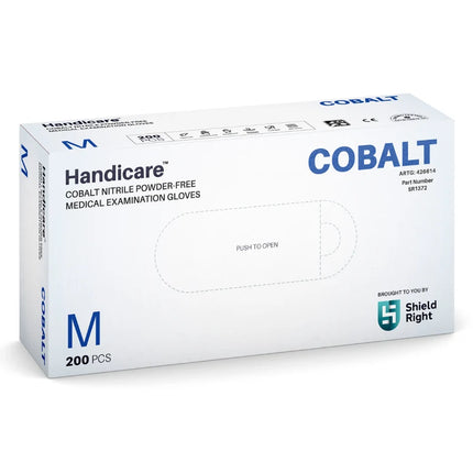 SKU: SR137 - HandiCare Cobalt Nitrile Medical Examination Gloves