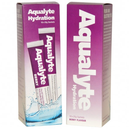 Aqualyte - Berry Flavour, 25g Sachets, Box of 10
