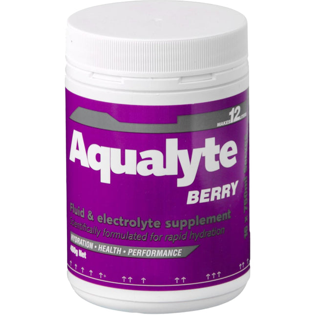 Aqualyte Electrolyte Powder Berry Flavoured Tub 480g (MOQ 5)