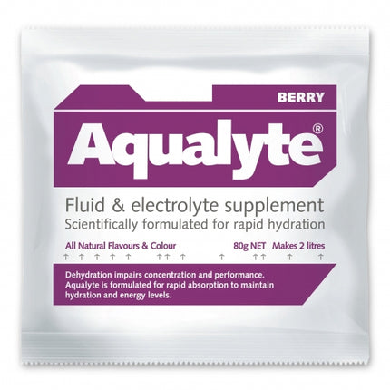 Aqualyte Electrolyte Powder Berry Flavoured Sachets 80g x 20