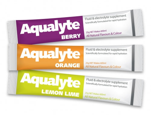 Aqualyte Electrolyte Powder Mixed Flavour Sachets 25g x 50