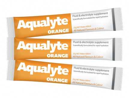 Aqualyte Electrolyte Powder Orange Flavoured Sachets 25g x 250