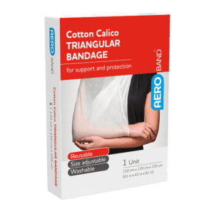 SKU: ABC10R - AeroBand Cotton Calico Triangular Bandage 110 x 110 x 155cm