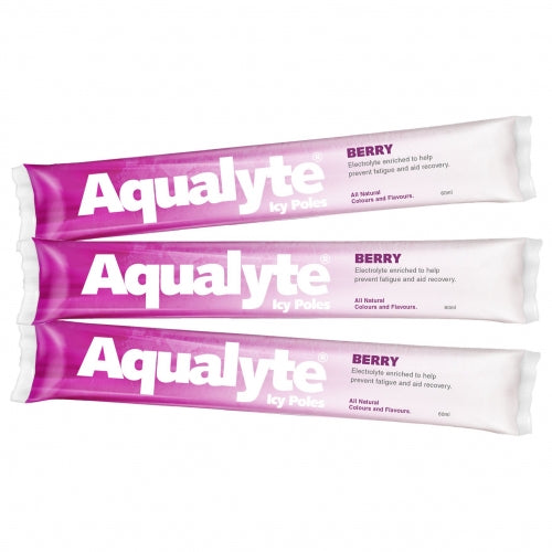 Aqualyte Electrolyte Icy Pole Berry Flavoured x 50