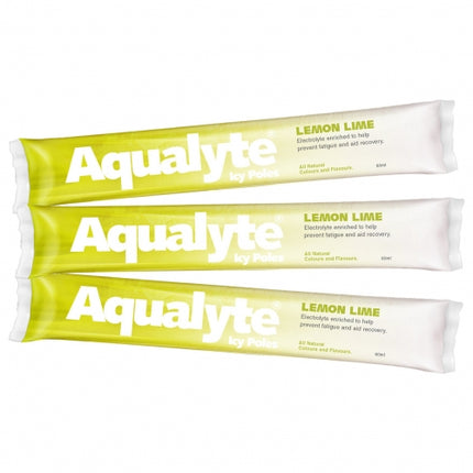 Aqualyte Electrolyte Icy Pole Lemon Lime Flavoured x 50