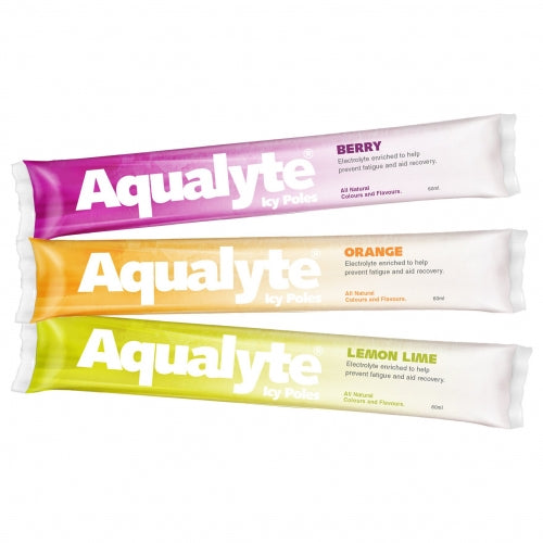 Aqualyte Electrolyte Icy Pole Mixed Flavours x 50