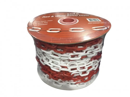 Maxisafe 6mm Red & White Safety Chain