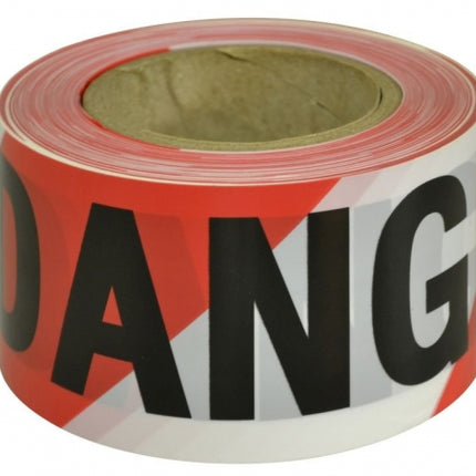 Barricade/Barrier Tape Danger do not enter - black on red & white