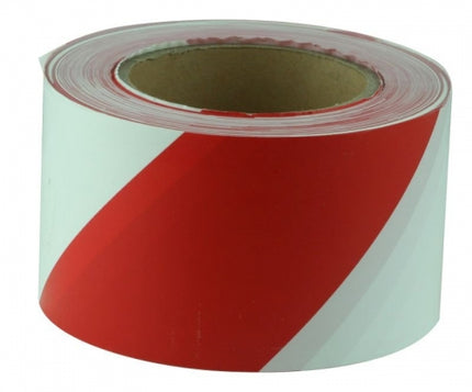 Maxisafe Red Barricade/Barrier Tape - Red/Whitewhite barricade tape