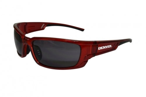 Red Denver Smoke Safety Glasses