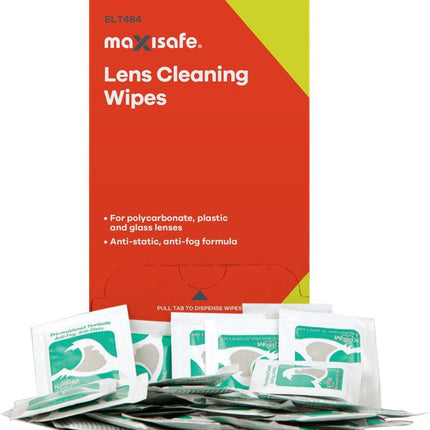 Maxisafe Anti-Fog Lens Cleaning Satchets