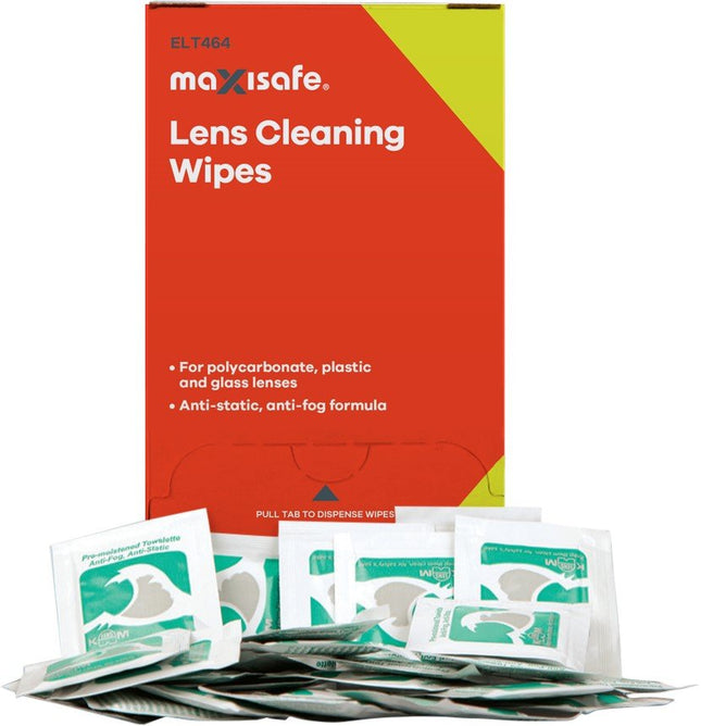 Maxisafe Anti-Fog Lens Cleaning Satchets