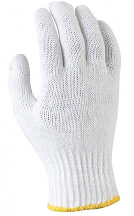 SKU: GKP103 - Maxisafe Bleached, Knitted Poly Cotton Liner Glove