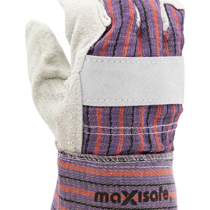 SKU: GLC145 - Maxisafe Candy Stripe Leather Glove