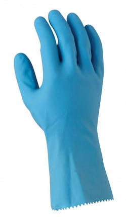 SKU: GLS120 - Maxisafe Blue Latex Silverlined Glove