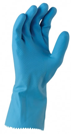 SKU: GLS120 - Maxisafe Blue Latex Silverlined Glove