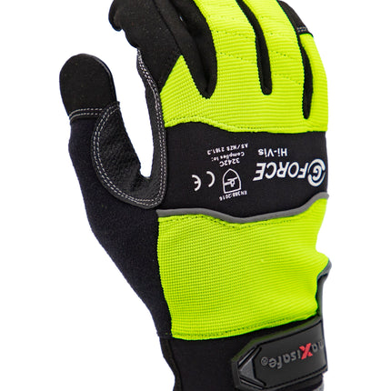 SKU: GMY277 - G-Force HiVis Mechanics Riggers Glove