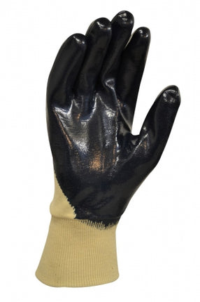 SKU: GNB130 - Blue Knight Nitrile 3/4 Dipped Glove, Knit Wrist
