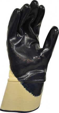 SKU: GNB198-10 - Blue Knight Nitrile 3/4 Dipped Glove with Safety Cuff