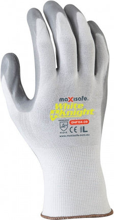 SKU: GNF124 - White Knight Foam-Nitrile Glove