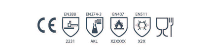 SKU: GNL154 - Maxisafe NEOTHERM Chemical & Heat-Resistant Neoprene Gauntlet