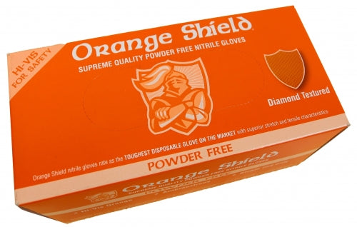 SKU: GNO208 - Orange Shield Extra Heavy-Duty Nitrile with Diamond Grip