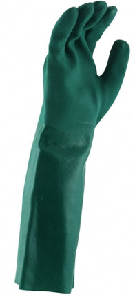 SKU: GPD134-45 - Maxisafe Green Double Dipped PVC Gauntlet - 45cm