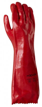 SKU: GPR122- Maxisafe Red PVC Gauntlet - 45cm