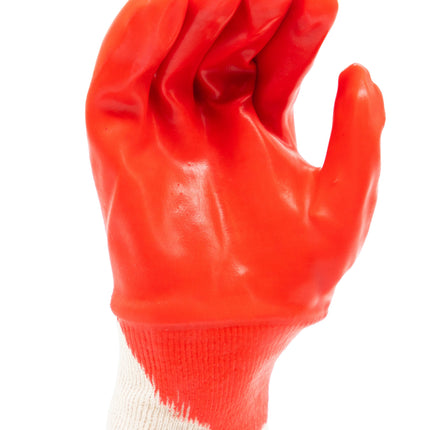 SKU: GPR123 - Maxisafe Red PVC single dipped - Knit Wrist