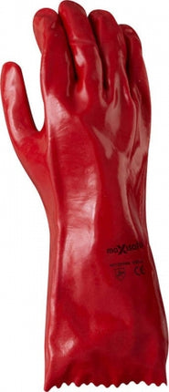 SKU: GPR194 - Red PVC Glove 35cm