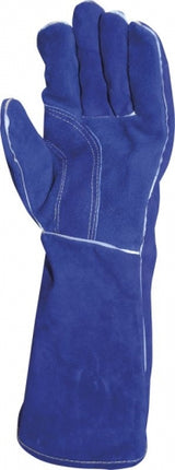 SKU: GWB163 - Blue Flame Welders Gauntlet - Kevlar Stitched