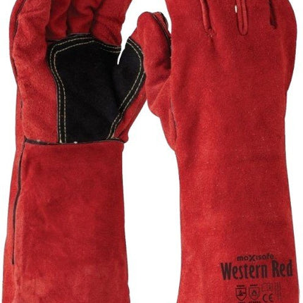 Western Red Premium Welders Gauntlet