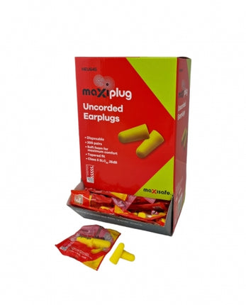 SKU: HEU645 - Maxisafe Uncorded Tapered Earplug - Class 5