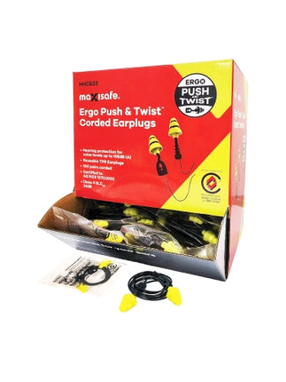SKU: HHC633 - Ergo Push and Twist Corded Earplug