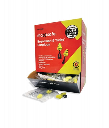 SKU: HHU632 - Ergo Push & Twist Uncorded Earplug with handle - Class 4