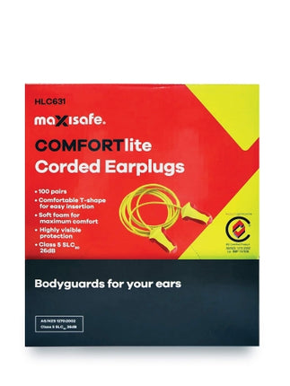 SKU: HLC631 - COMFORTlite T-Shape corded earplugs
