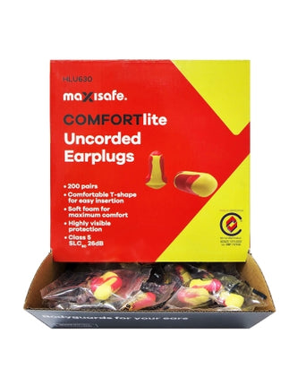 SKU: HLU630 - COMFORTlite T-Shape uncorded earplugs