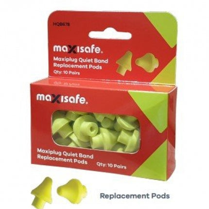 SKU: HQB678 - Maxiplug Quiet Band Replacement Pods – Box 10 pairs