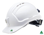 Tuffgard Vented Hard Hat with Plastic Lamp Bracket | HTG57RH‑PLV‑W ...