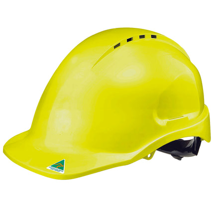 Maxisafe Vented Hard Hat - Ratchet Harness