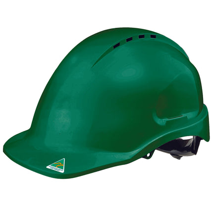 Maxisafe Vented Hard Hat - Ratchet Harness