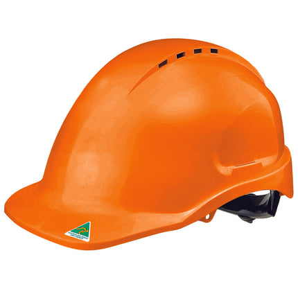 Maxisafe Vented Hard Hat - Ratchet Harness
