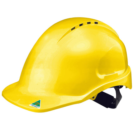 Maxisafe Vented Hard Hat - Sliplock Harness