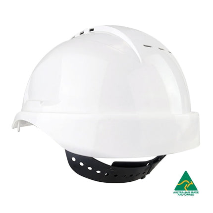 SKU: HVS590 - Maxisafe Vented Hard Hat - Sliplock Harness