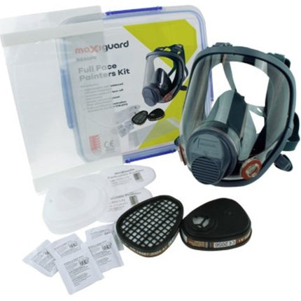 Maxiguard Full Face Respirator Painters Kit - Medium