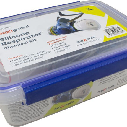 MaxiGuard Half Mask Silicone Chemical Kit