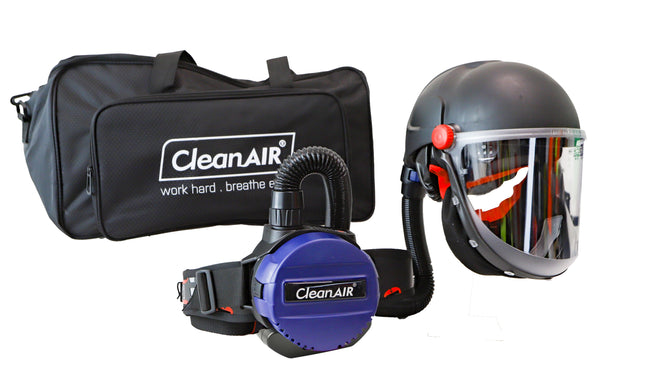 CleanAIR CA-40G Helmet with cylindrical visor and Basic PAPR kit