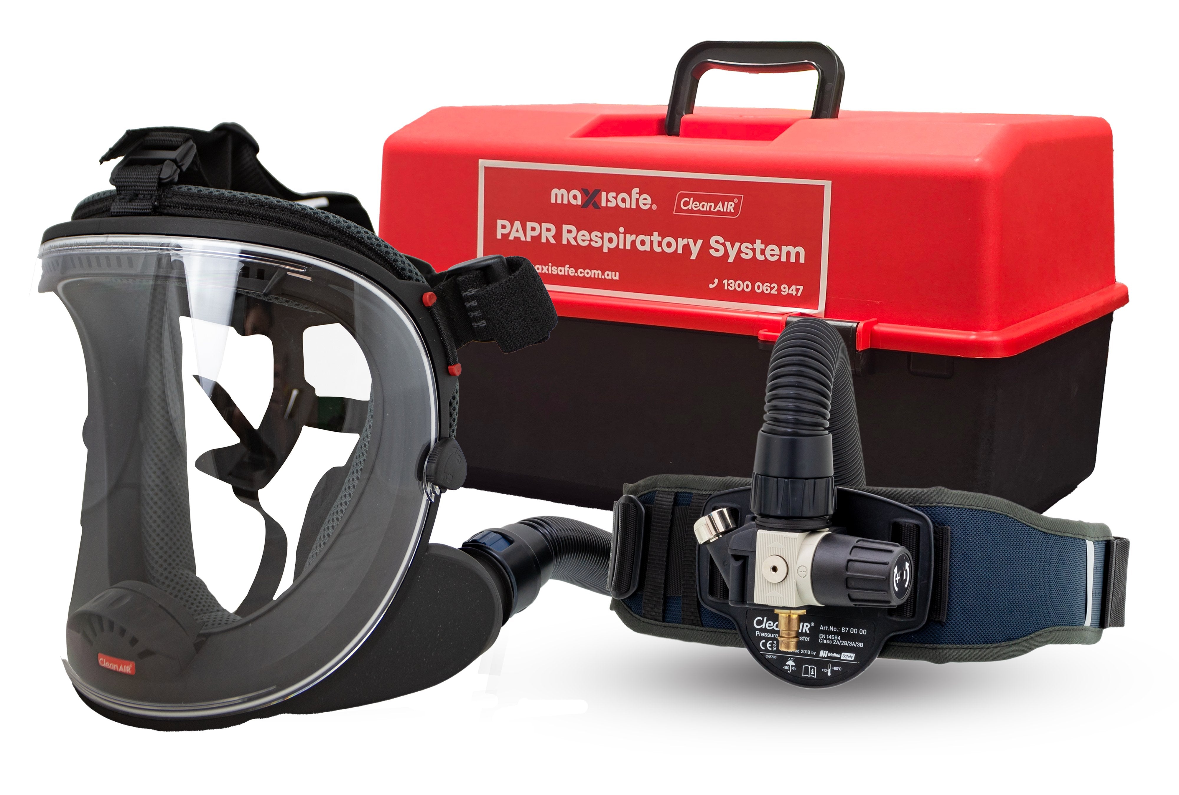 Unimaski UniMask 5-point Harness with Pressure Flowmaster in portable storage c ...