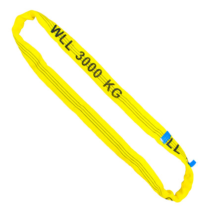 Austlift - Durabone Round Sling 3T Yellow – Synthetic Lifting Sling